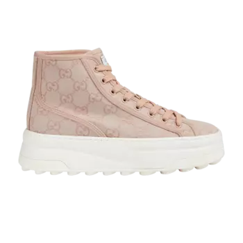 Кроссовки Gucci Gucci Wmns GG High 'Interlocking G - Rose', розовый
