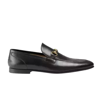 Кроссовки Gucci Jordaan Leather Loafer Black, черный