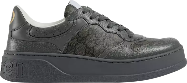 Кроссовки Gucci Lace Up Sneaker 'GG Monogram - Grey', серый