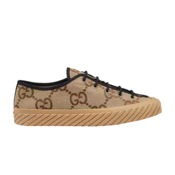 Кроссовки Gucci Maxi GG Low, коричневый