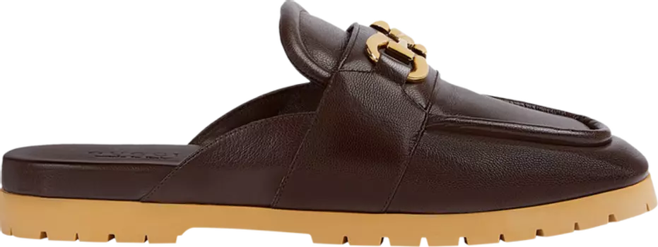 Кроссовки Gucci Mule 'Horsebit - Cocoa', коричневый
