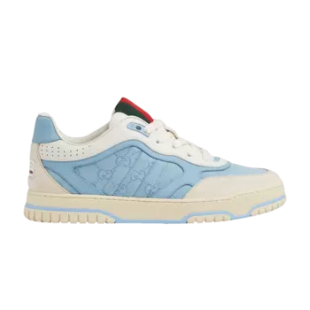 Кроссовки Gucci Re-Web Sneaker 'GG Canvas - Light Blue Ivory', синий