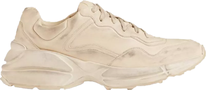 Кроссовки Gucci Rhython Leather Sneaker Ivory, слоновая кость