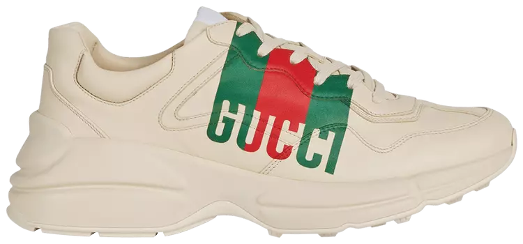 Кроссовки Gucci Rhyton 'Gucci Web - Ivory', кремовый