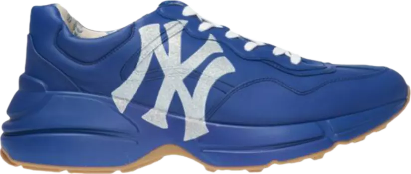 Кроссовки Gucci Rhyton Leather Sneaker NY Yankees, синий