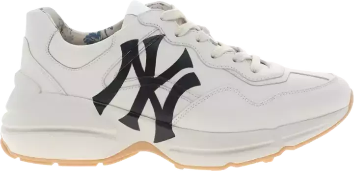 Кроссовки Gucci Rhyton NY Yankees - Mystic White, белый