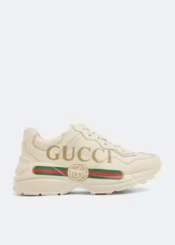 Кроссовки GUCCI Rhyton sneakers, белый