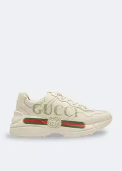 Кроссовки GUCCI Rhyton sneakers, белый