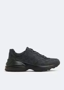 Кроссовки GUCCI Rhyton sneakers, черный