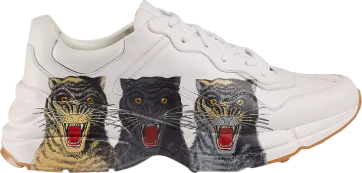 Кроссовки Gucci Rhyton Tigers, белый