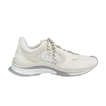 Кроссовки Gucci Run Sneaker 'White Suede', белый
