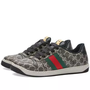 Кроссовки Gucci Screener, цвет Black & Sky