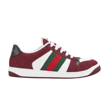 Кроссовки Gucci Screener Sneaker 'Rosso Ancora', красный