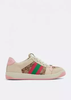 Кроссовки GUCCI Screener sneakers, бежевый