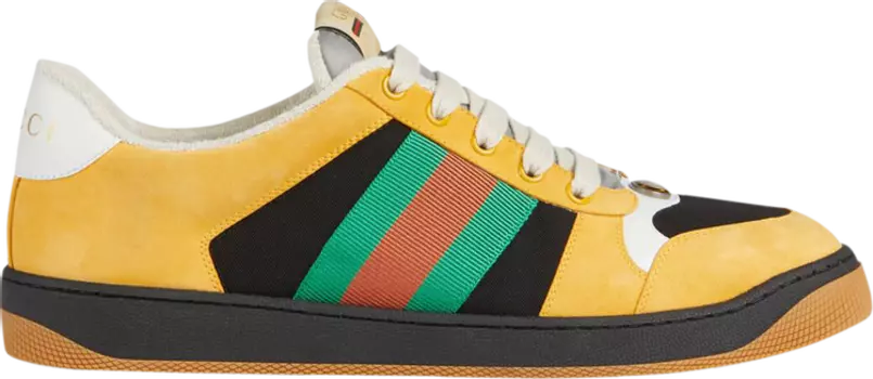 Кроссовки Gucci Screener Yellow, желтый