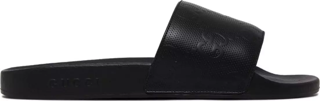 Сандалии Gucci Slide Black, черный