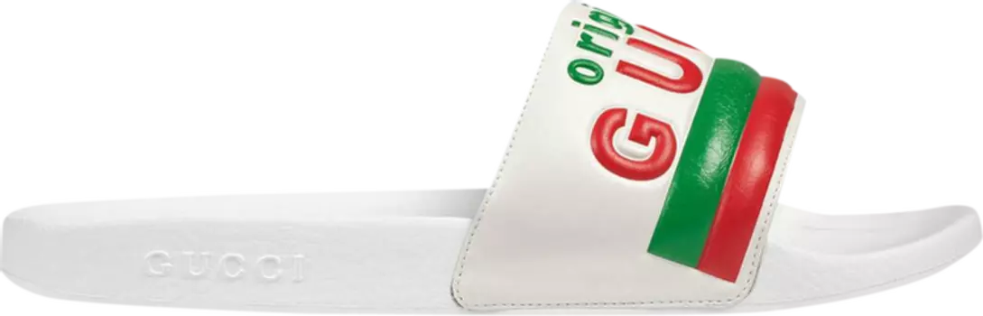 Сандалии Gucci Slide Original Gucci - White, белый