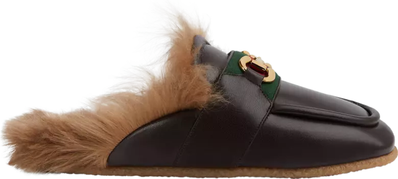 Кроссовки Gucci Slipper 'Horsebit - Cocoa', коричневый