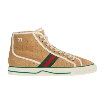 Кроссовки Gucci Tennis 1977 High, коричневый