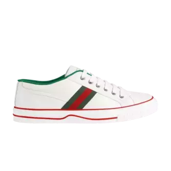 Кроссовки Gucci Tennis 1977 White Green Red, белый