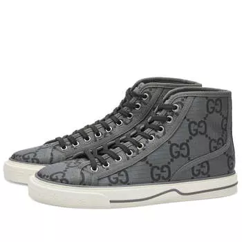 Кроссовки Gucci Tennis Hi, цвет Black & Grey