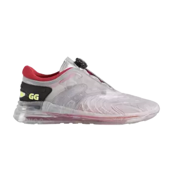 Кроссовки Gucci Ultrapace R Transparent Red, белый