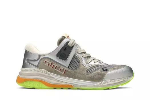 Кроссовки Gucci Ultrapace, серебряный