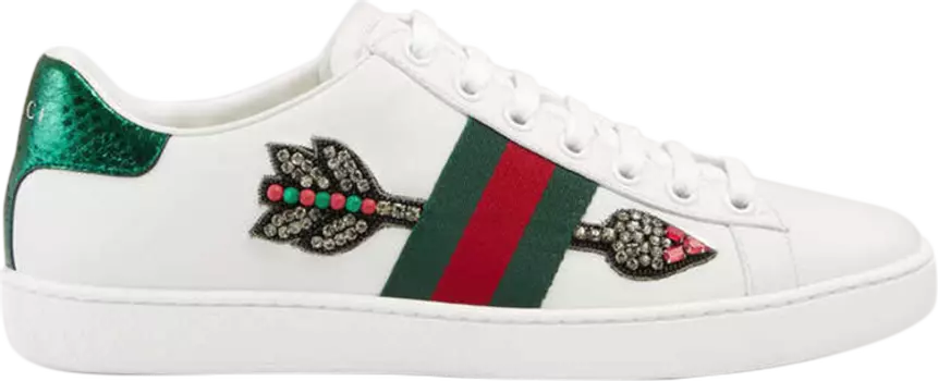 Кроссовки Gucci Wmns Ace Embroidered Arrow, белый
