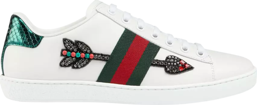 Кроссовки Gucci Wmns Ace Embroidered Arrow, белый