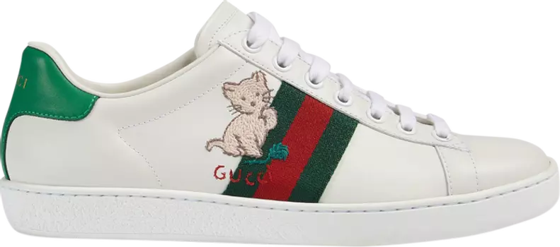 Кроссовки Gucci Wmns Ace Kitten, белый