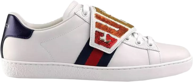 Кроссовки Gucci Wmns Ace Low Gucci Patch, белый