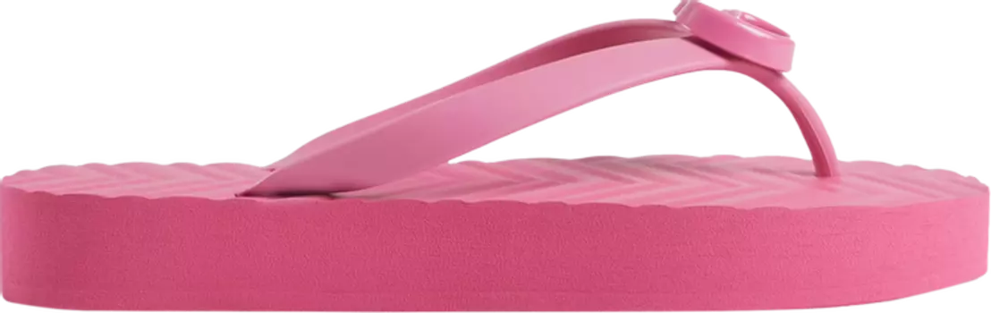 Кроссовки Gucci Wmns Chevron Thong Sandal Pink, розовый