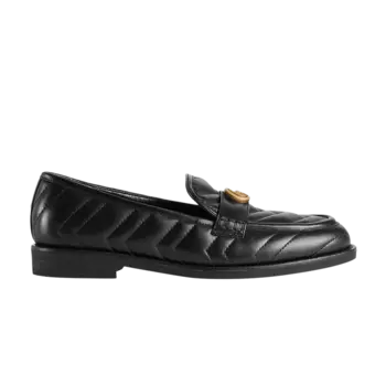 Кроссовки Gucci Wmns Double G Loafers 'Black', черный