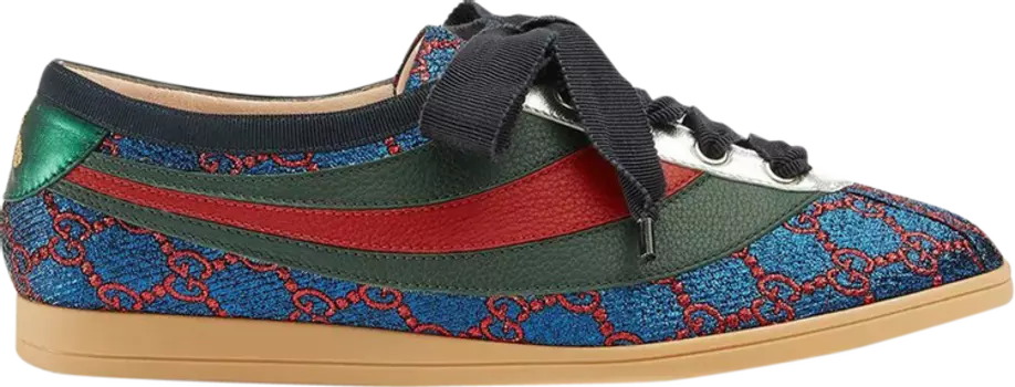 Кроссовки Gucci Wmns Falacer Blue Lurex GG, синий