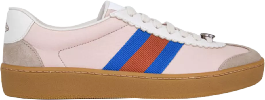 Кроссовки Gucci Wmns G74 Web Low Pink Oatmeal, розовый