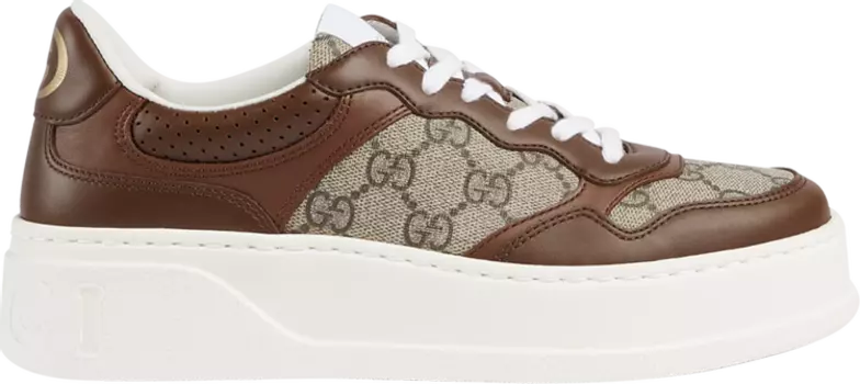 Кроссовки Gucci Wmns GG Sneaker 'Light Brown', коричневый