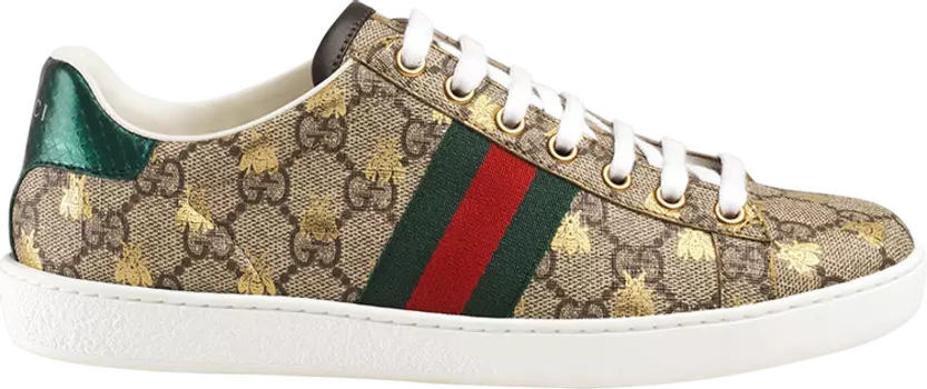 Кроссовки Gucci Wmns GG Supreme Bees, тан