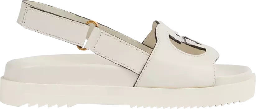 Кроссовки Gucci Wmns Interlocking G Sandal 'White', белый