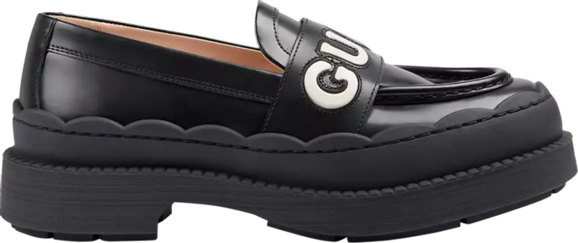 Кроссовки Gucci Wmns Loafer 'Black', черный
