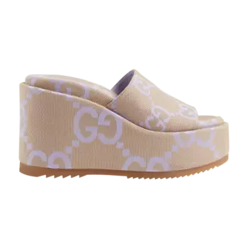 Кроссовки Gucci Wmns Platform Sandal, кремовый
