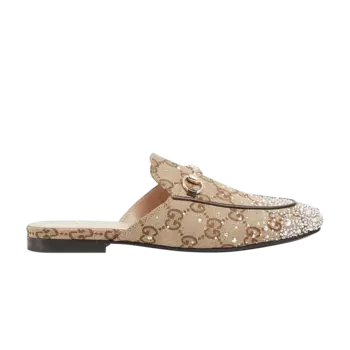 Кроссовки Gucci Wmns Princetown Slipper 'Monogram - Beige', кремовый
