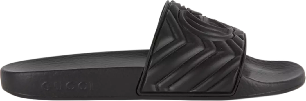 Сандалии Gucci Wmns Quilted Slide Black, черный