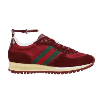 Кроссовки Gucci Wmns Re-Motion Trainer 'GG - Rosso Ancora', красный