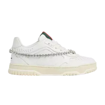 Кроссовки Gucci Wmns Re-Web Sneaker, цвет White Crystal Chain
