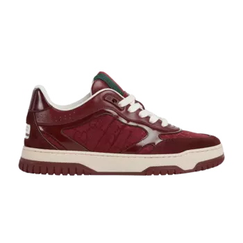 Кроссовки Gucci Wmns Re-Web Sneaker 'GG Canvas - Rosso Ancora', красный