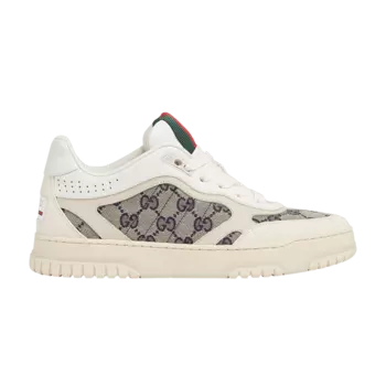Кроссовки Gucci Wmns Re-Web Sneaker 'GG Canvas - Beige Blue', кремовый
