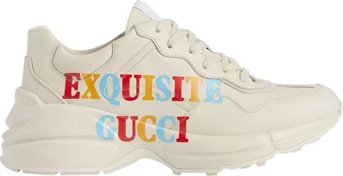 Кроссовки Gucci Wmns Rhyton Exquisite Gucci - Ivory, кремовый