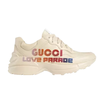 Женские кроссовки Gucci Rhyton, светло-бежевый