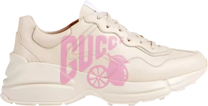 Кроссовки Gucci Wmns Rhyton Lemon Gucci, кремовый