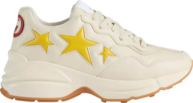 Кроссовки Gucci Wmns Rhyton Stars, белый
